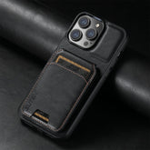 SUTENI Magnetic Bifold Leather Wallet Case