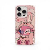 Disney Stitch & Angel Costume Matching Couple Phone Case
