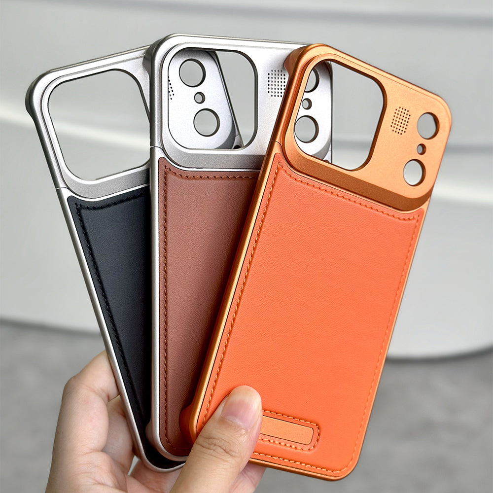 Aluminum Metal Shockproof Magnetic Phone Case for iPhone Series