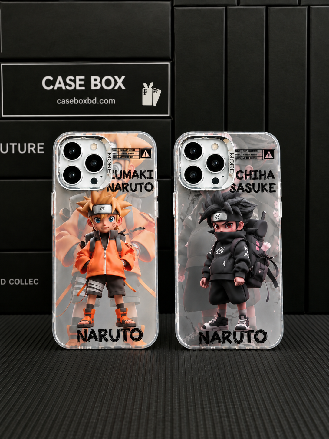 Naruto & Sasuke anime Case for iPhone