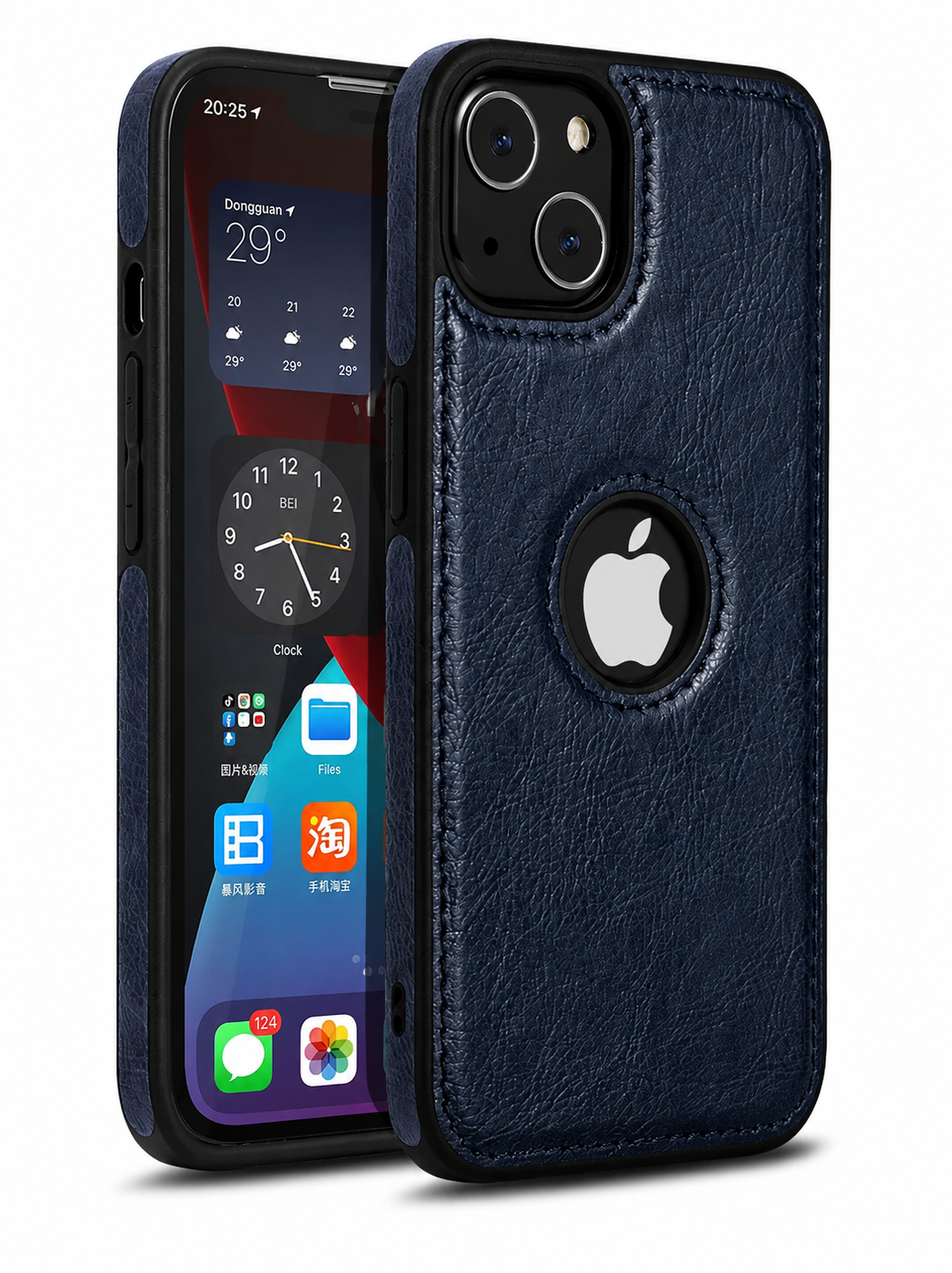 Slim Retro Leather iPhone Case