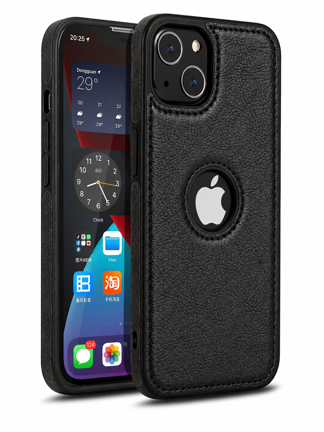 Slim Retro Leather iPhone Case