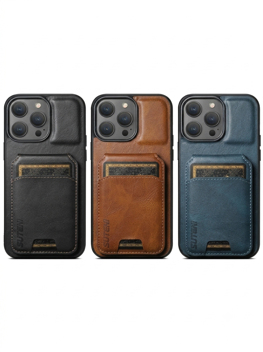 Bifold Leather Wallet Case