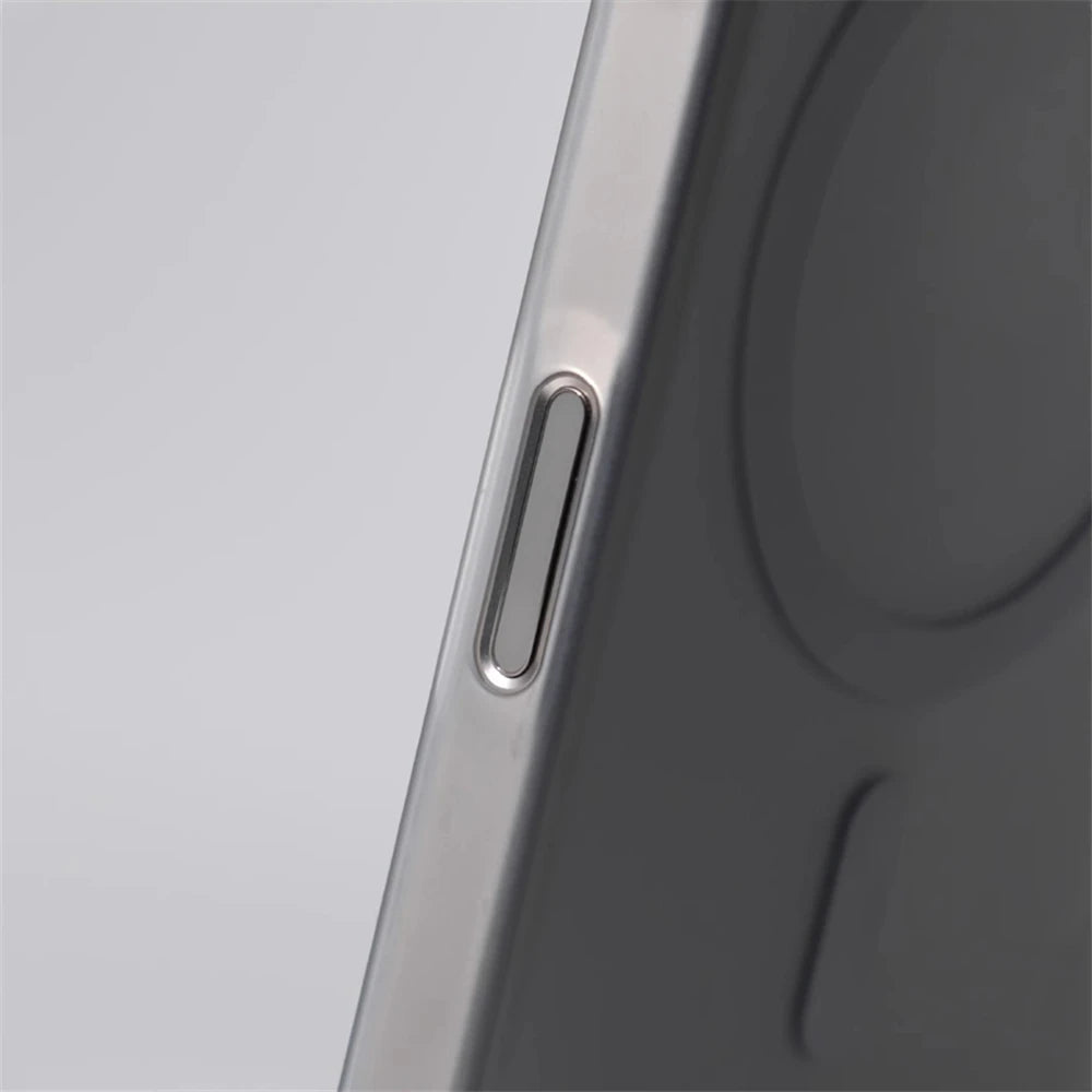 Ultra Thin Matte Translucent Barcode Pattern Hard PC Case for iPhone 17 Pro Max Air 16 15 14 13 12 For MagSafe Magnetic Cover