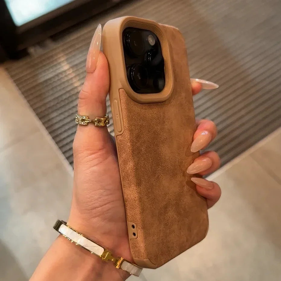 Matte Soft Leather Case