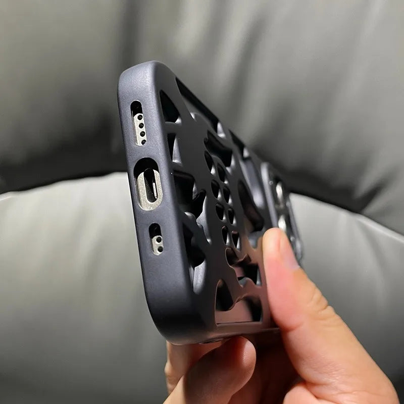 Cool Skull Ghost face Plating Case