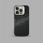 Magnetic Slim Case For Magsafe Stand Alloy Len Luxury Matte Relief Carbon Fibre Pattern PC Cover For iPhone 13 14 15 16 Pro Max