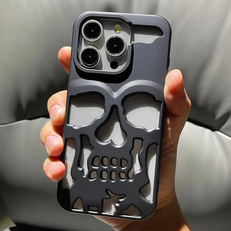 Cool Skull Ghost face Plating Case
