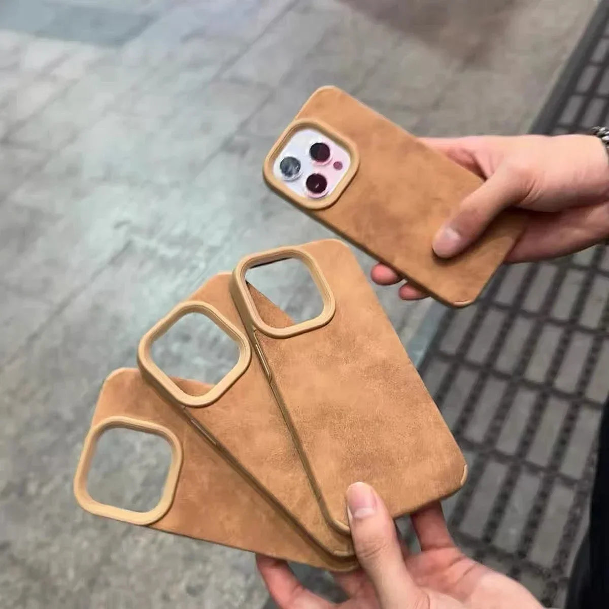 Matte Soft Leather Case