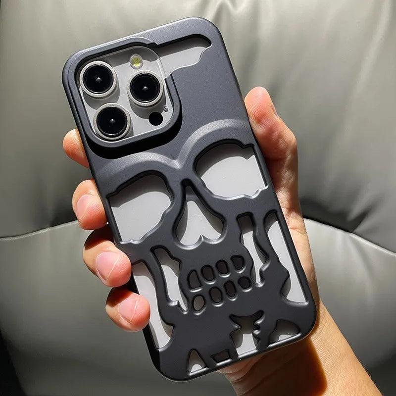 Cool Skull Ghost face Plating Case