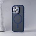 For Magsafe Invisible Alloy Lens Kickstand Shockproof Bumper Case For iPhone 16 Pro Max 15 14 16Pro Magnetic Matte Armor Cover