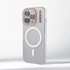 Ultra Thin Matte Translucent Barcode Pattern Hard PC Case for iPhone 17 Pro Max Air 16 15 14 13 12 For MagSafe Magnetic Cover