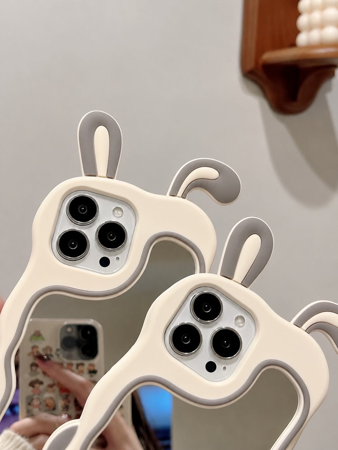 Bunny Ear Mirror Case