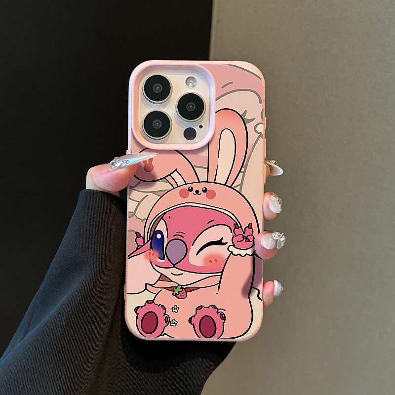 Disney Stitch & Angel Costume Matching Couple Phone Case