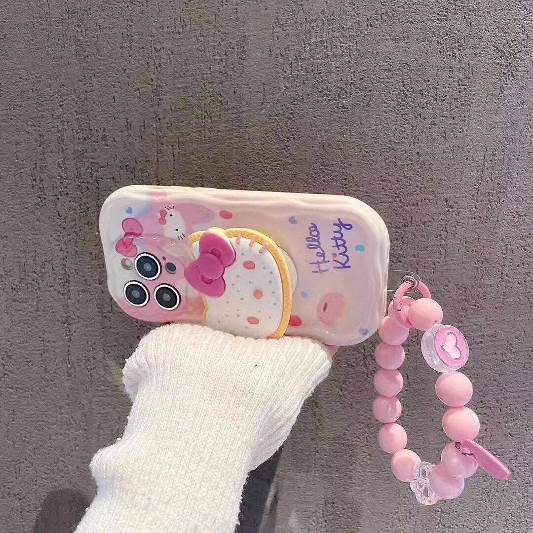 Hello Kitty 3D Grip Tok Case with Matching Beaded Wristlet