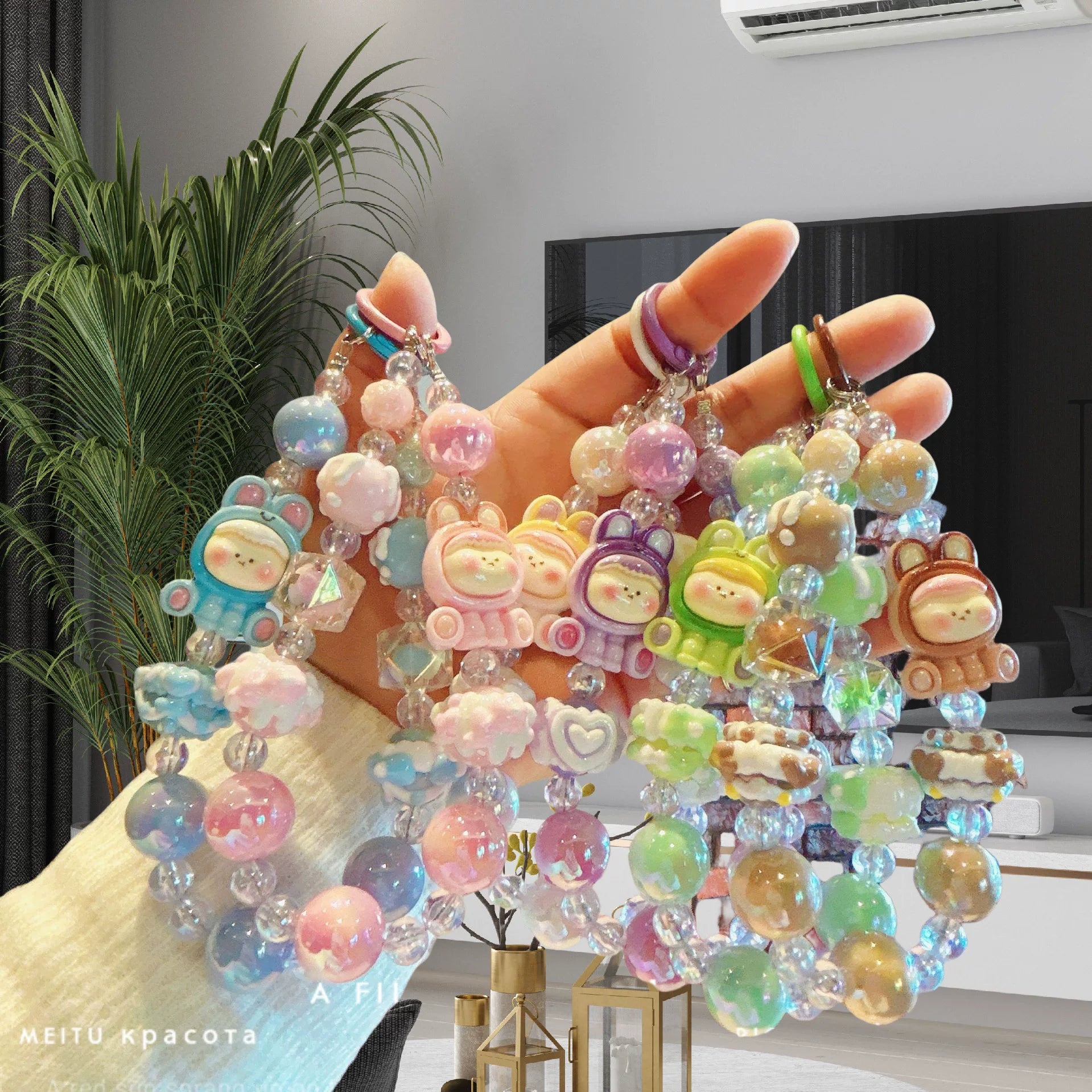 Cartoon Doll Keychain For Mobile Phone Case