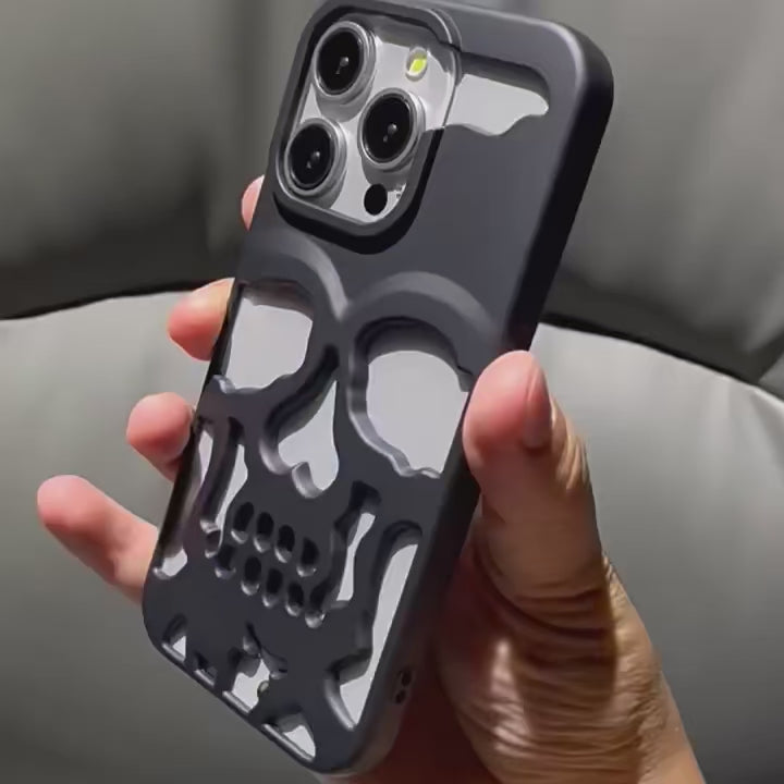 Cool Skull Ghost face Plating Case
