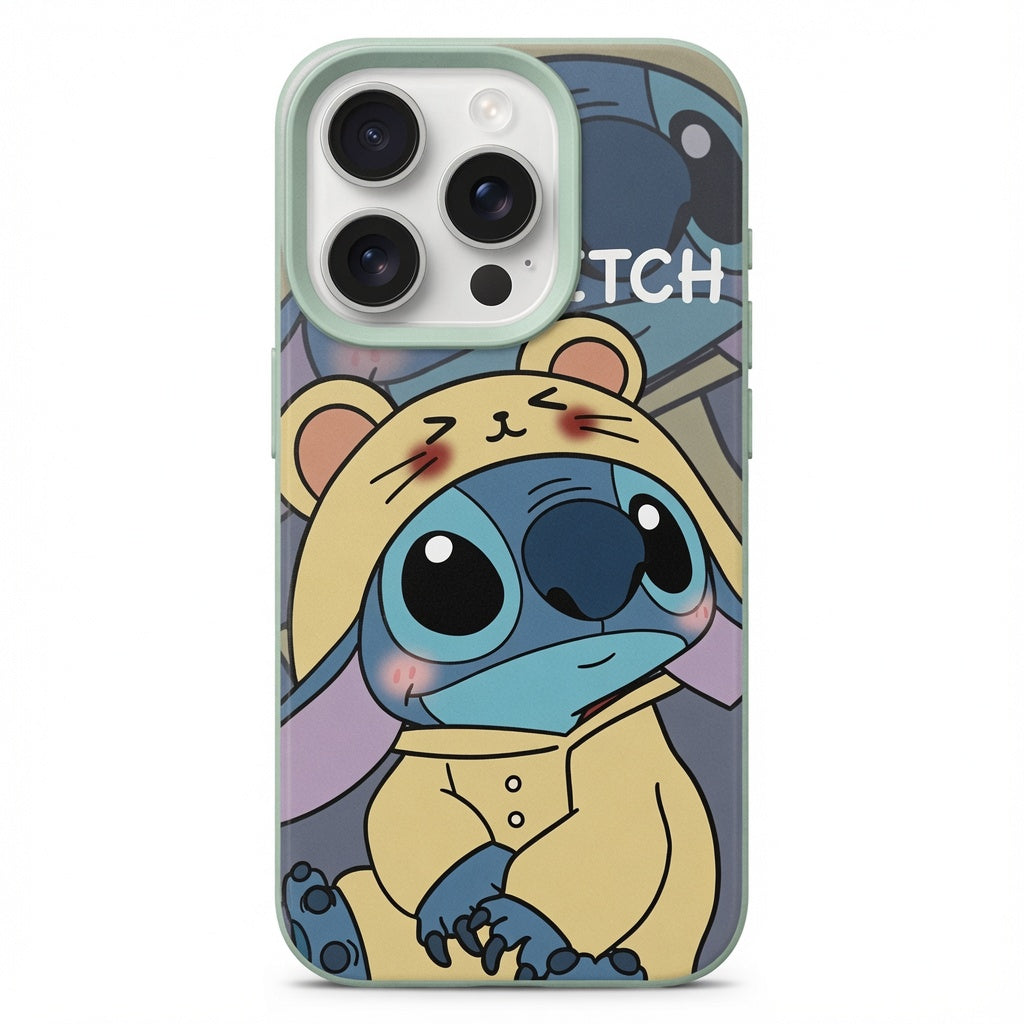Disney Stitch & Angel Costume Matching Couple Phone Case