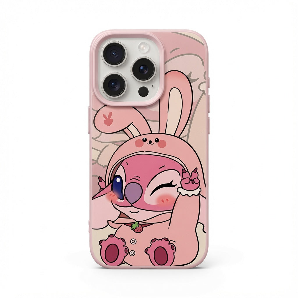 Disney Stitch & Angel Costume Matching Couple Phone Case